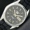 REFURBISHED JAPAN MADE SEIKO 5 AUTOMATIC MENS WATCH BLACK DIAL CUSTOM A440112-2 QV90-a440112