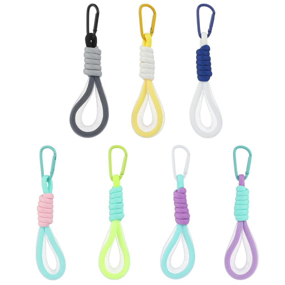 Color Keycord Hanging Trousers Accessories Braided Strips Mesh Landyard Lanyard Phone Strap