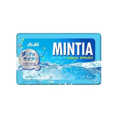 Asahi Mintia Aqua Spark 50 драже Особенности продукта Освежающая содовая и лимонное освежение.Особенности Продукта Особенности продукта Освежающая содовая и лимонное освеж