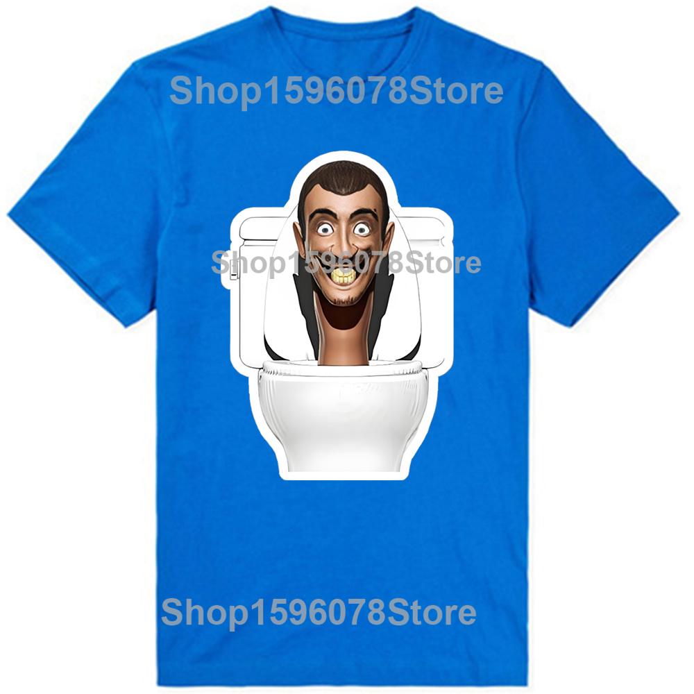 Скибиди Туалет Туалетный Человек Смешной Мультяшный Мультивселенная Футболки Унисекс Летние Топы Принт Оригинальный Дизайн Подарки Футболка Уличная Одежда