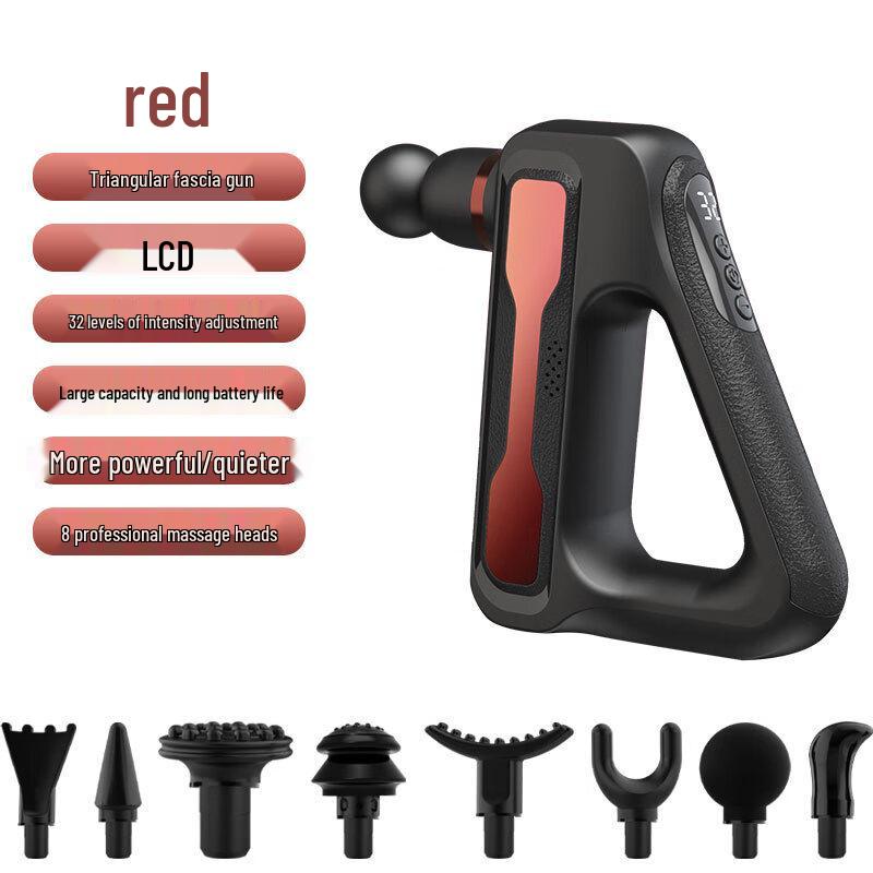 Треугольный массажный пистолет для фасций