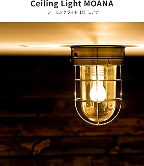 BELLED Моана Морской Потолочный Одиночный Светодиодный для и Антикварный Свет, Свет, Компактный, Стильный, Совместимый, Прихожие, Спальни, Ванные Комнаты, Коридоры, Золотой,