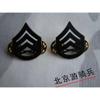 Metal Badge U.S. Marine Corps Epaulettes, Sergeant, Collar Flower, Dress Uniform, Badge, Badge, Black.