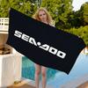 S-Sea D-Doo Seadoo Микрофибра Печатное Пляжное Полотенце Горный Туризм Йога Пляж Плавание Бег Впитывающее Мягкое Полотенце