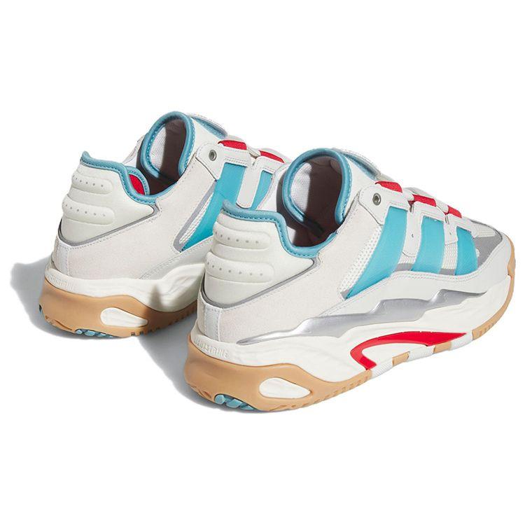 Adidas Niteball Crystal White Preloved Blue Кроссовки унисекс серебристо-металлик FZ5798