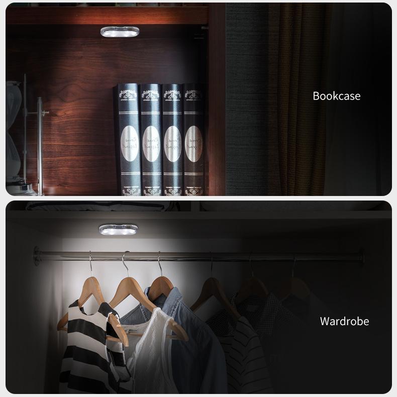 1 шт. Магнитные автомобильные светодиодные сенсорные светильники USB Внутреннее освещение Беспроводные потолочные лампы для чтения для двери, ног, багажника, бардачка