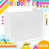 16 Pcs Classroom Privacy Boards For Student Desks Plastic Privacy Folder Shields Blank Boards White Test Study Desk Divider Dura