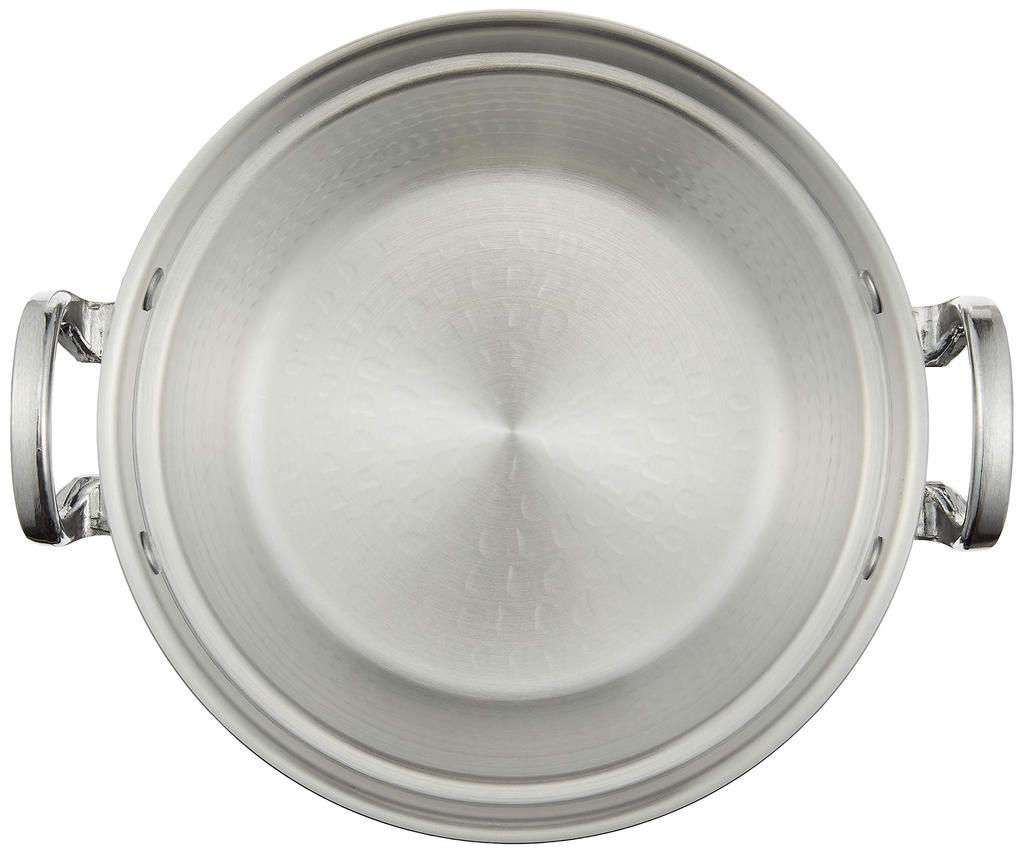 Akao Aluminum DON Кованая круглая кастрюля, 24 см, Алюминиевый сплав, Литая алюминиевая ручка, Япония, AEV02024