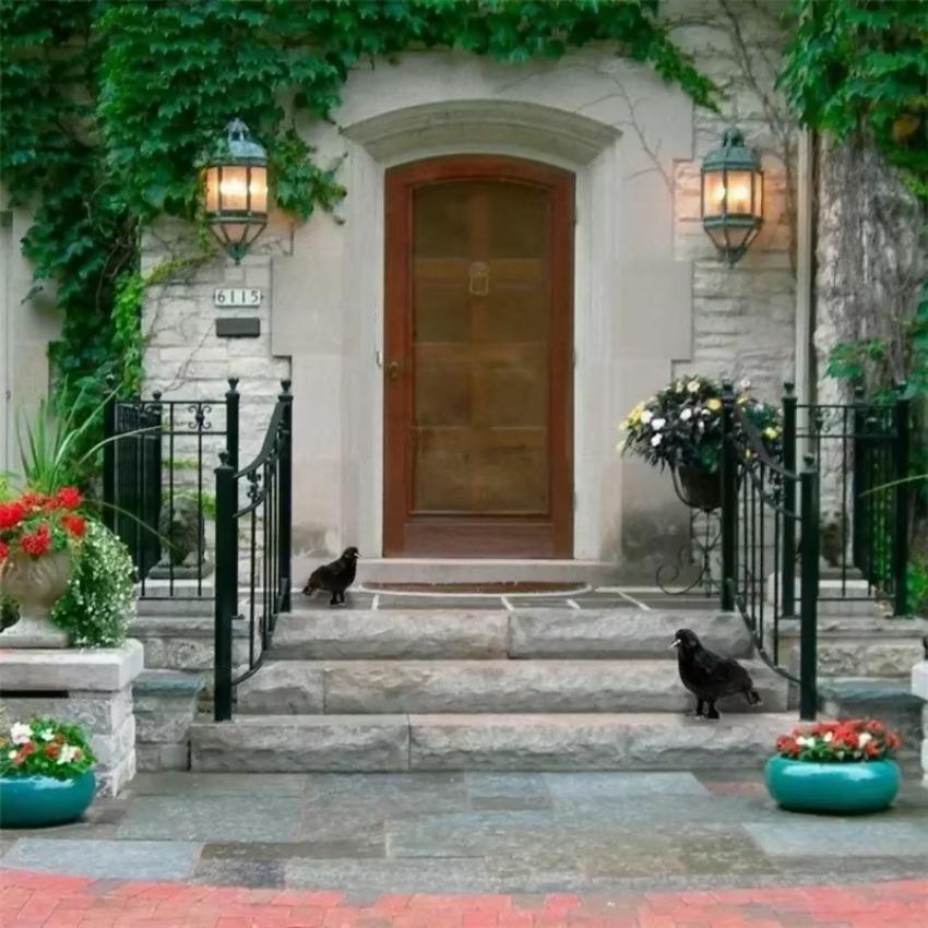 3 шт./набор Статуи Ворона Скульптуры Искусственные Птицы Игрушки Перья Животные Фестиваль Декорации Реквизит Товары для Вечеринки Садовый Декор