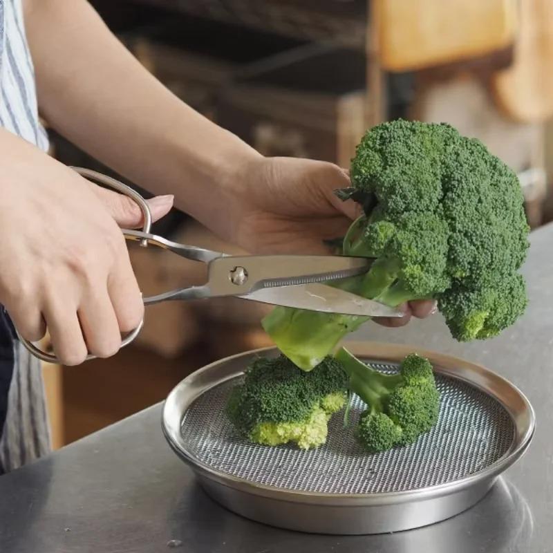 1/2 High-quality Sharp Kitchen Scissors Kitchen Stainless Steel Detachable Food Barbecue Scissors Multi-purpose Scissors5