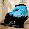 ET the Extra Terrestrial Movie Throw 240g flannel blanket, suitable for sofas, beds, offices,  exquisite gift blankets