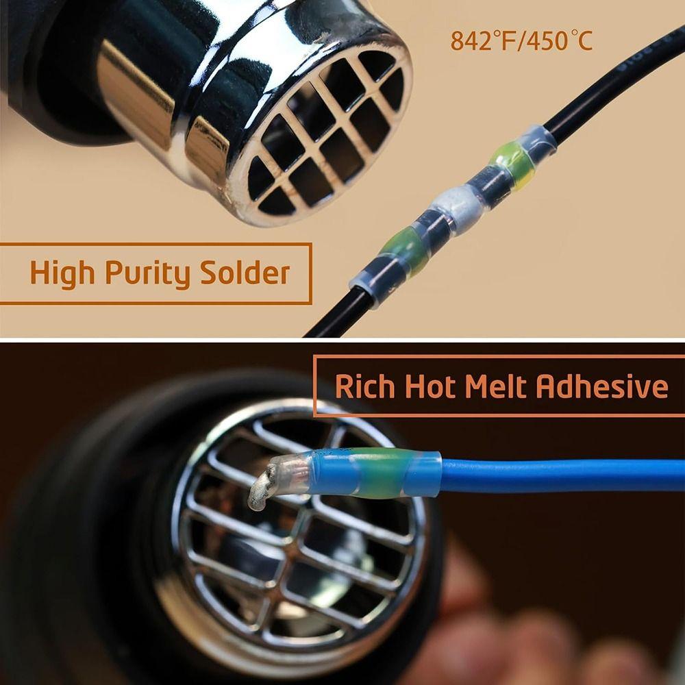 Коробчатая термоусадочная муфта Водонепроницаемая термоусадочная муфта Паяльное кольцо Соединитель проводов Клемма для проводки