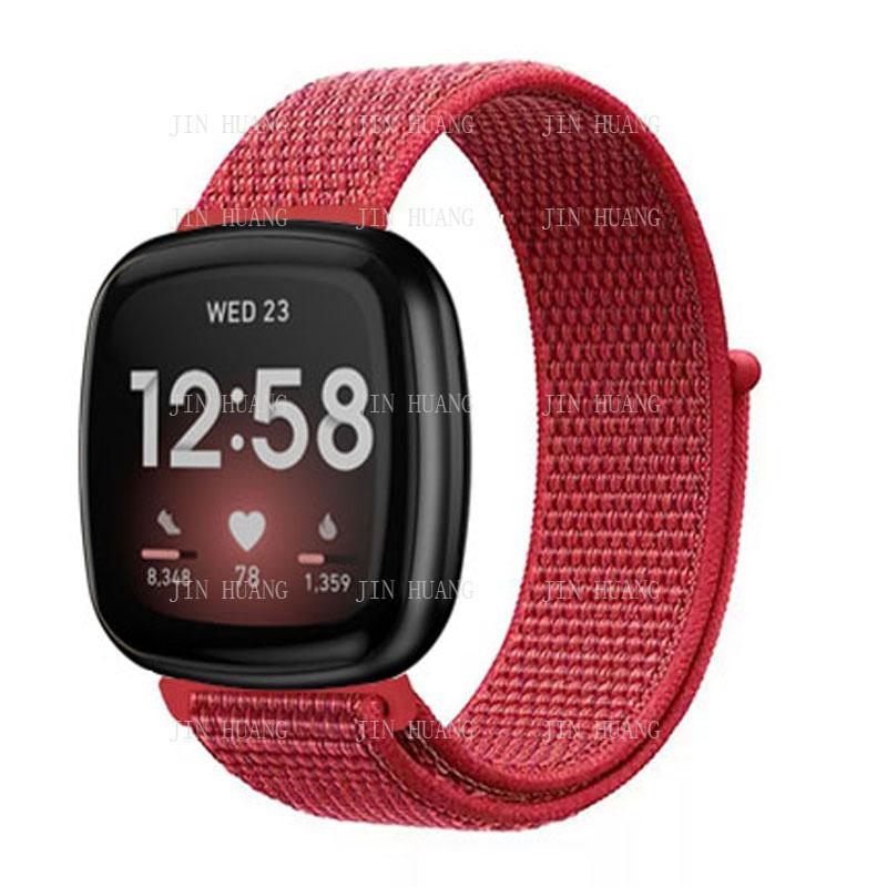 Нейлоновый ремешок для Fitbit Versa 4 3 2 Lite Сменный ремешок для умных часов Ремешок для Fitbit Sense 2 Петля Браслет