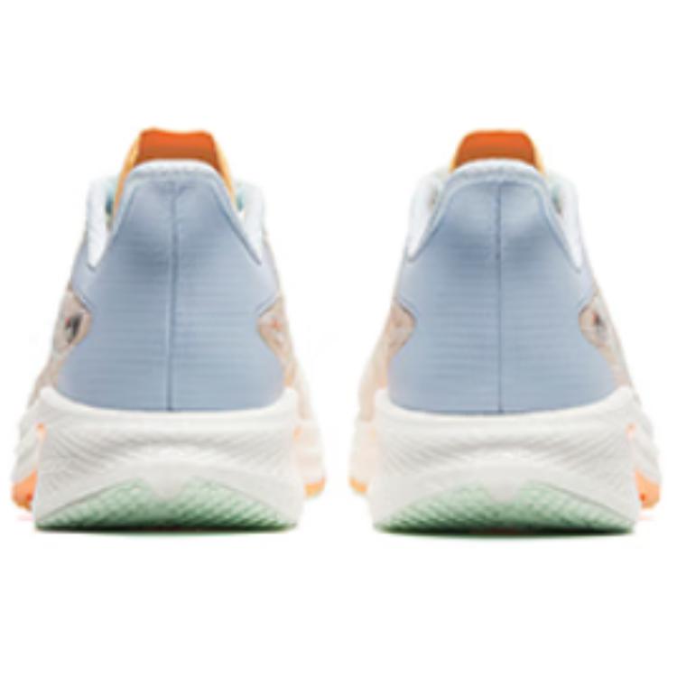 Anta MACH 4.0 Cushioning Slip Resistant Rebound Low top Running Shoes Women's Green Blue Orange 122425583-1