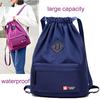 Drawstring Travel Backpack Waterproof Nylon Large Capacity Storage Bag Women Shoulder Bag
