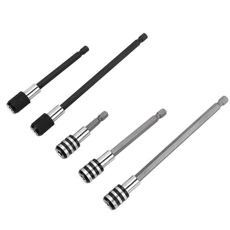 Шестигранный держатель магнитных бит для отвертки с хвостовиком 1/4 дюйма, удлинитель для ручного привода