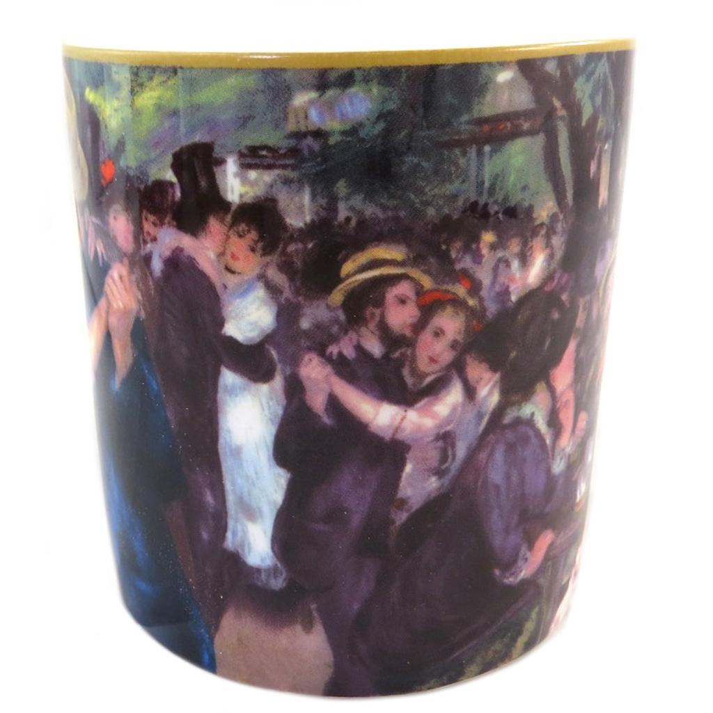 Les Trésors De Lily [Q0213] - Фарфоровая кружка «Огюст Ренуар» (Танец в Буживале) - 12х8. 5см (38л)