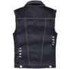 E 95427 Casual Slim Fit Denim Vest Slim Fit Denim Vest