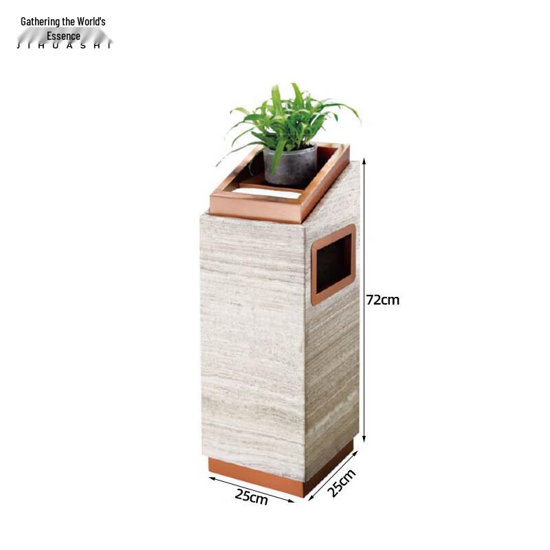 Hotel Lobby Standing Ashtray Waste Bin