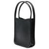 Longchamp Кожаная сумка-тоут Le Foulonné 14 Open с короткой ручкой, мини, женская, черная 10186021001