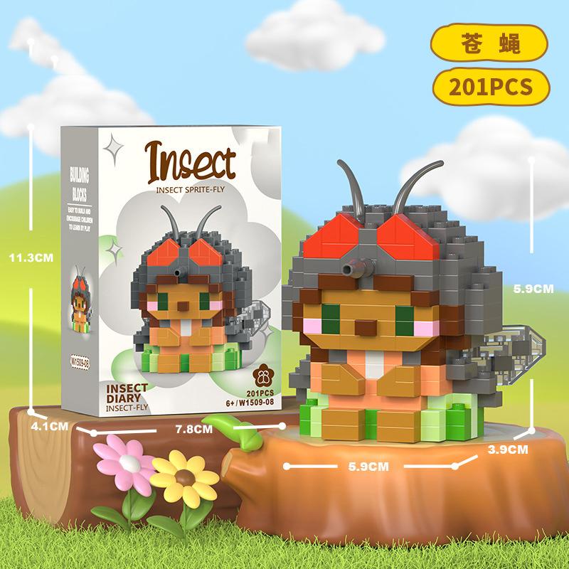 Animal Cat Bricks Constructor Set Micro Building Blocks Children Toy Adult Particle Building Block Dog Mini Toys Home Decoration