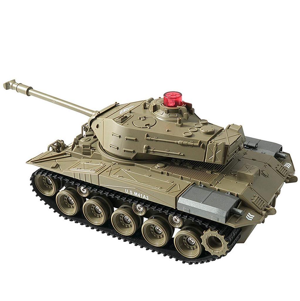 RC Танк Бронированная Боевая Машина Колесница Радиоуправляемая Машина Беспроводное Управление Имитация Танка Модель Игрушка Популярный Подарок 2.4Ghz Детский (желтый)