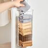 Wall Mount Storage Box Clear Visible Hollow Bottom Dustproof Socks Briefs Panties Underwear Organizer Holder Container