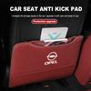 Leather Car Seat Back Mat Universal Anti Kick Dirt Proof Protector For Opel Astra H G J Insignia Corsa Zafira Meriva Mokka