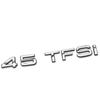 Модифицированные буквы 30, 35, 40, 45, 50 TFSI V6T V8T, смешанная металлическая наклейка на автомобиль, подходит для всех задних знаков автомобиля, наклейки с логотипом