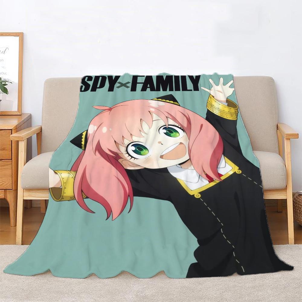 Spy X Family Summer Blanket King Size Moose Blanket For Bed Throw Home Interior Beach Полотенца Microfiber Beds Knitted Plaid