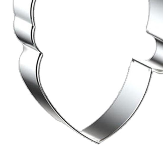 Santa Claus Cookie Cutters Stainless Steel Baking Mold for DIY Christmas Cookies Cakes Non-Stick Holiday Baking Tool