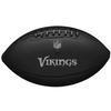 Wilson NFL Team Metallic Premiere Minnesota Vikings Ball, Unisex black American football ball
