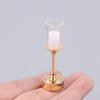 Mini 1:12 Miniature Table Candlestick Retro Doll  Dollhouse Furniture Toys