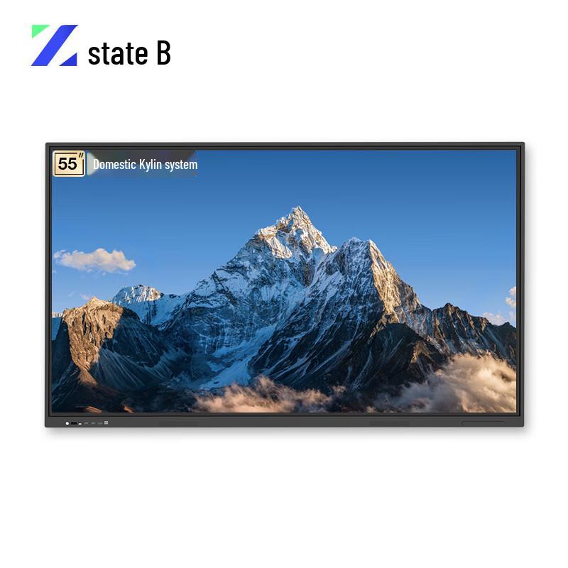 ZHOUE 55-inch Smart Electronic Whiteboard Display CN plug (adapter included)