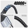 Кабель FEMORO Micro USB 1.8 м, 480 Мбит/с для передачи данных и 12 Вт для зарядки, USB A на MicroUSB 2.0 для старых Kindle, Android-смартфонов, планшетов, PS4, Raspberry Pi