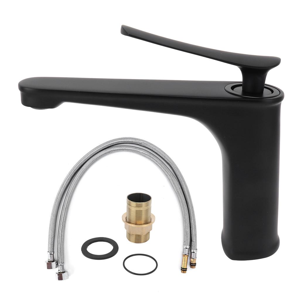 Bathroom Single Hole Faucet Hot and Cold Water Tap for Washbasin Basin Home LavatoryG3/8