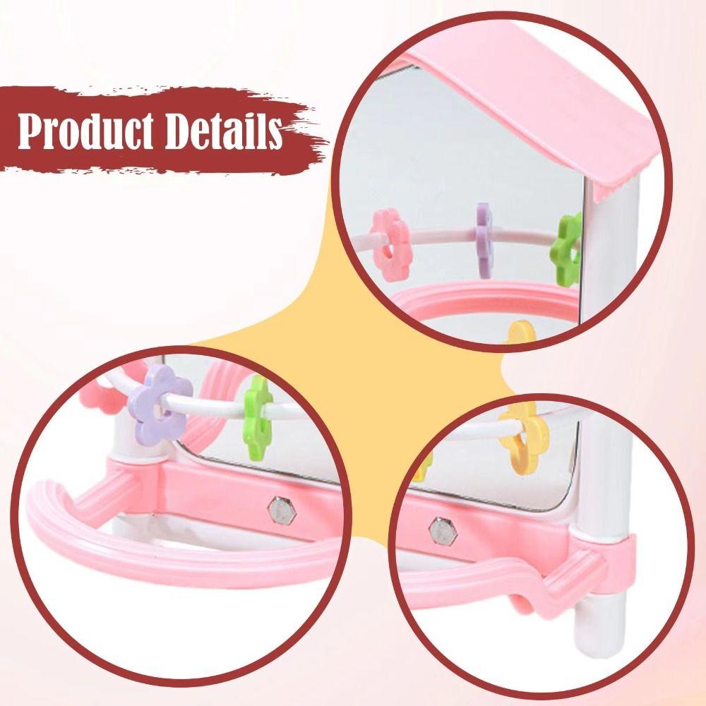 Anti-slip Bird Mirror with Perch Bite-resistance Bird Mirror for Cage Bird Cage Toys  Outdoor