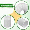 5.9'' Diameter AC Exhaust Duct Hose, Universal Adapter for Air Conditioning