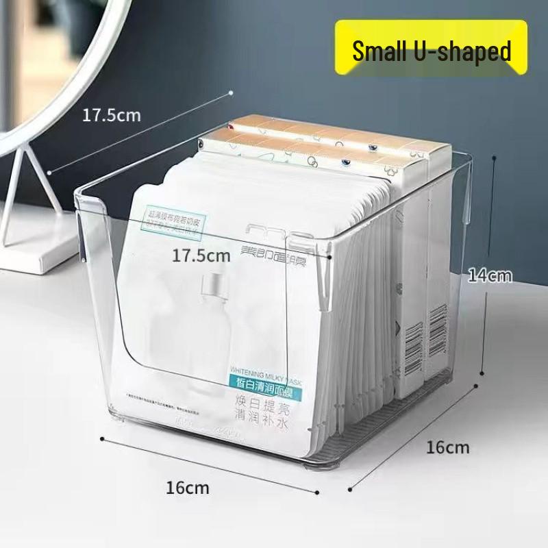 Прозрачный пыленепроницаемый органайзер для косметики большой вместимости для помады и средств по уходу за кожей