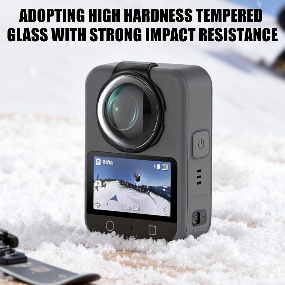 Для DJI OSMO 360 Защитное стекло для объектива Панорамная камера Защитное Закаленное стекло Высокая четкость Износостойкое Оптическое УФ-фильтр Объектив