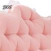 Reading Cushion for Window Seat Headboard with Ruffle Trim, Dorm Pillow, Crown Shape, Bed Decorative Backrest Wedge Support Pillow College Bedroom