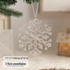 Crystal Snowflake Ornaments: Creative Christmas Tree & Wedding Decorations
