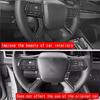 Car Steering Wheel Trim Button Decoration Frame ABS Plastic Cover Sticker Interior Accessorie For Mitsubishi Outlander -2024