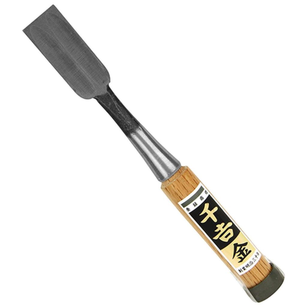 Стамеска Chikichi Kin из стали Hitachi Yasugi White Steel 24 мм, двухсторонняя, с обратной заточкой, Нет. 2