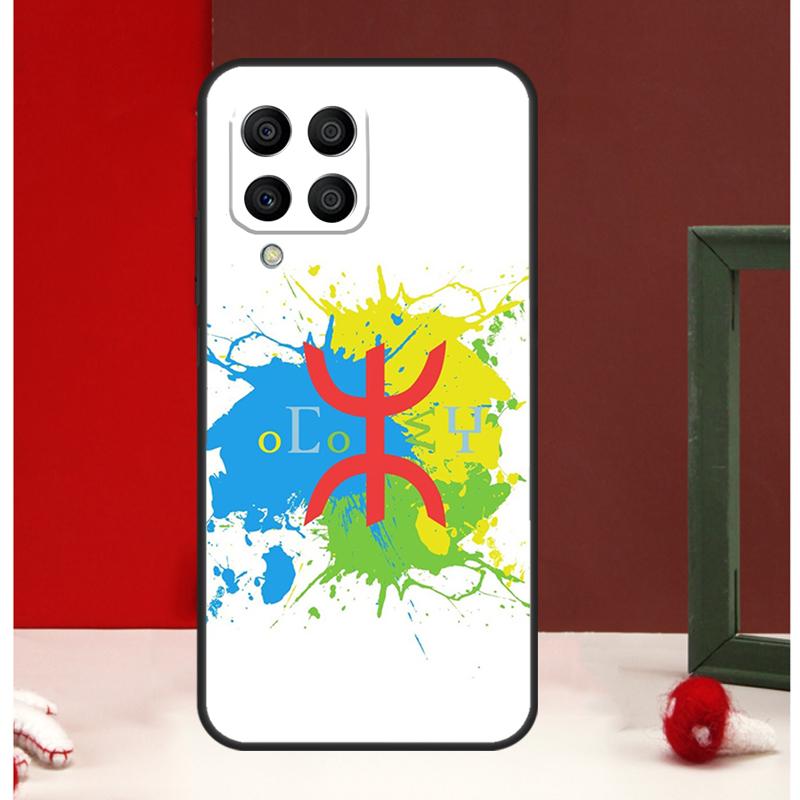 Кейс с флагом берберов-амазигов для Samsung Galaxy M56 M36 M16 M31 M21 M13 M33 M53 M15 M35 M55 M12 M32 M52 M14 M34 M54