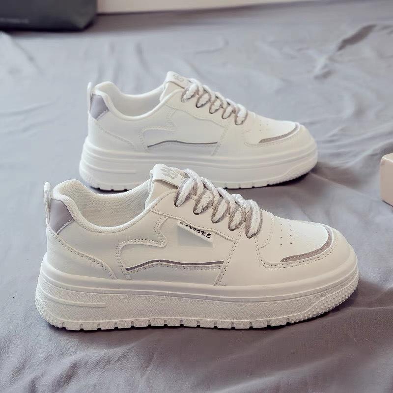 Designer Platform Running Sneakers Women Tennis Shoes Woman Walking Chunky Sneakers White Casual Slip On Vulcanized Shoes