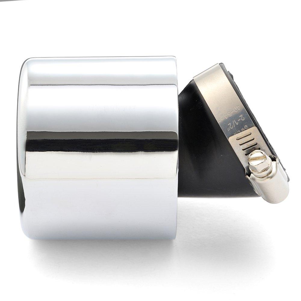 Daytona Фильтр всепогодный для карбюратора PE хромированный 63327 (45 дуга)