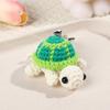 Keychain Pendant Crochet Turtle Shape Charm Hanging Ornament Wallet Backpack Car Keys Accessory