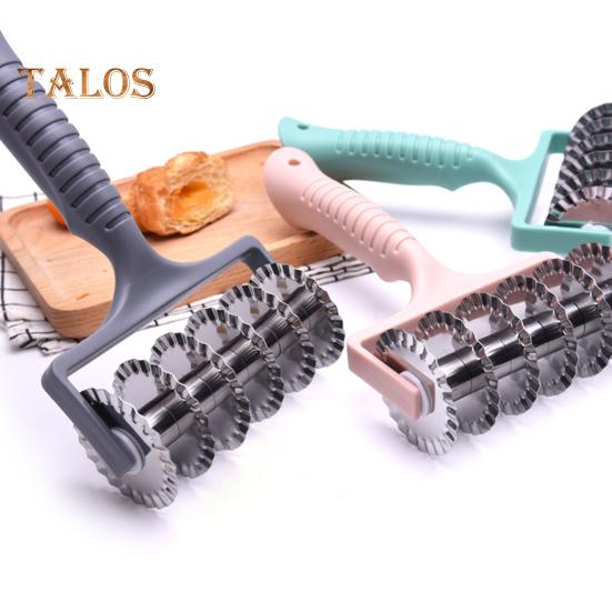 Резак для блинов, роликовый нож для резки, многоразовый универсальный нож для пиццы, роликовый резак для печенья, кондитерских изделий, кухонный гаджет