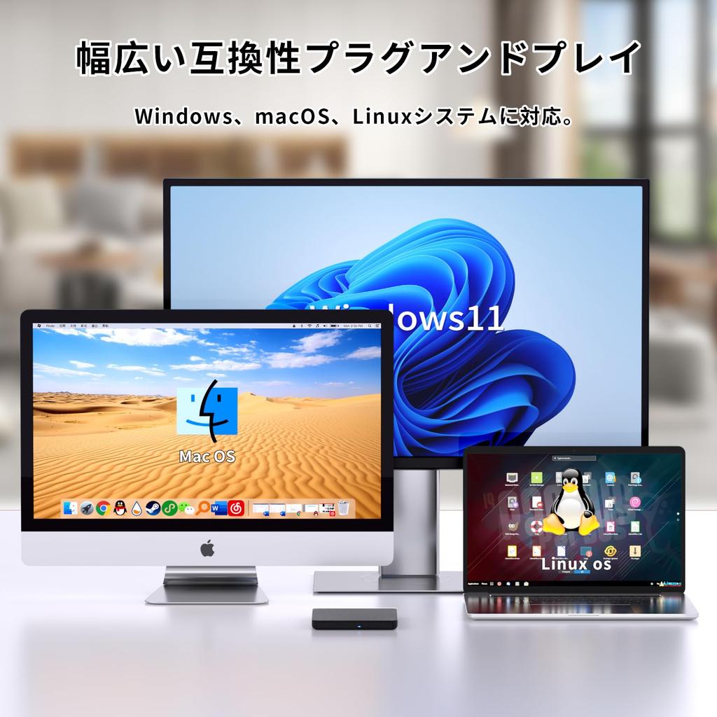Внешний Blu-ray привод для Blu-ray плеера, USB-A и Type-C, совместим с Windows 7-11 Mac и ноутбуками, Blu-ray привод (черный)